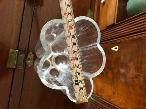 SEA Glasbruk Kosta Sweden Swedish Crystal Rune Strand Pauline Series Vase